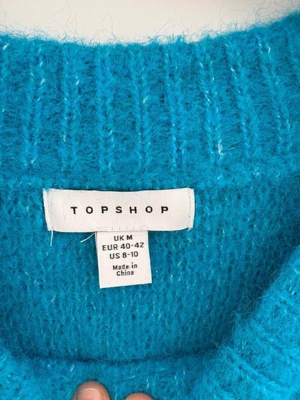 Topshop Topshop bright blue jumper size M