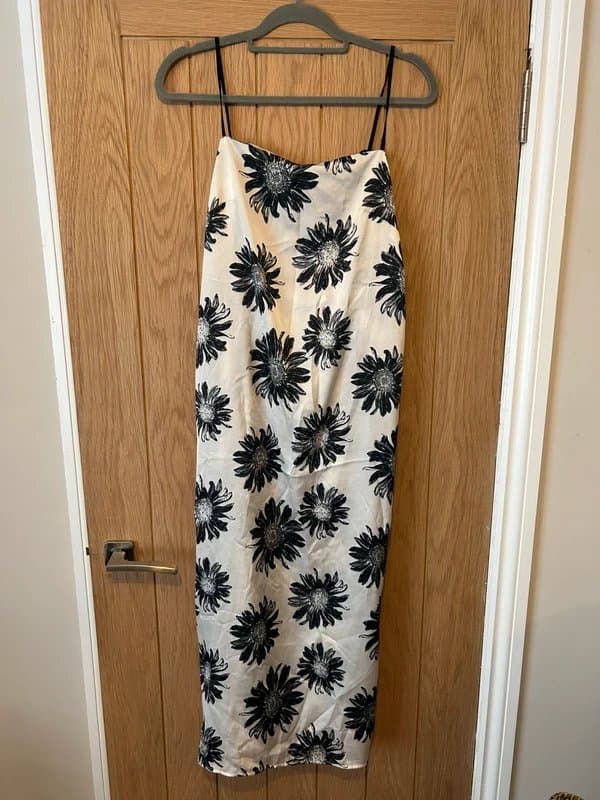 Topshop Satin slip dress