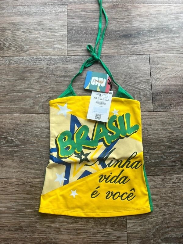 Bershka Brazil crop top - 1