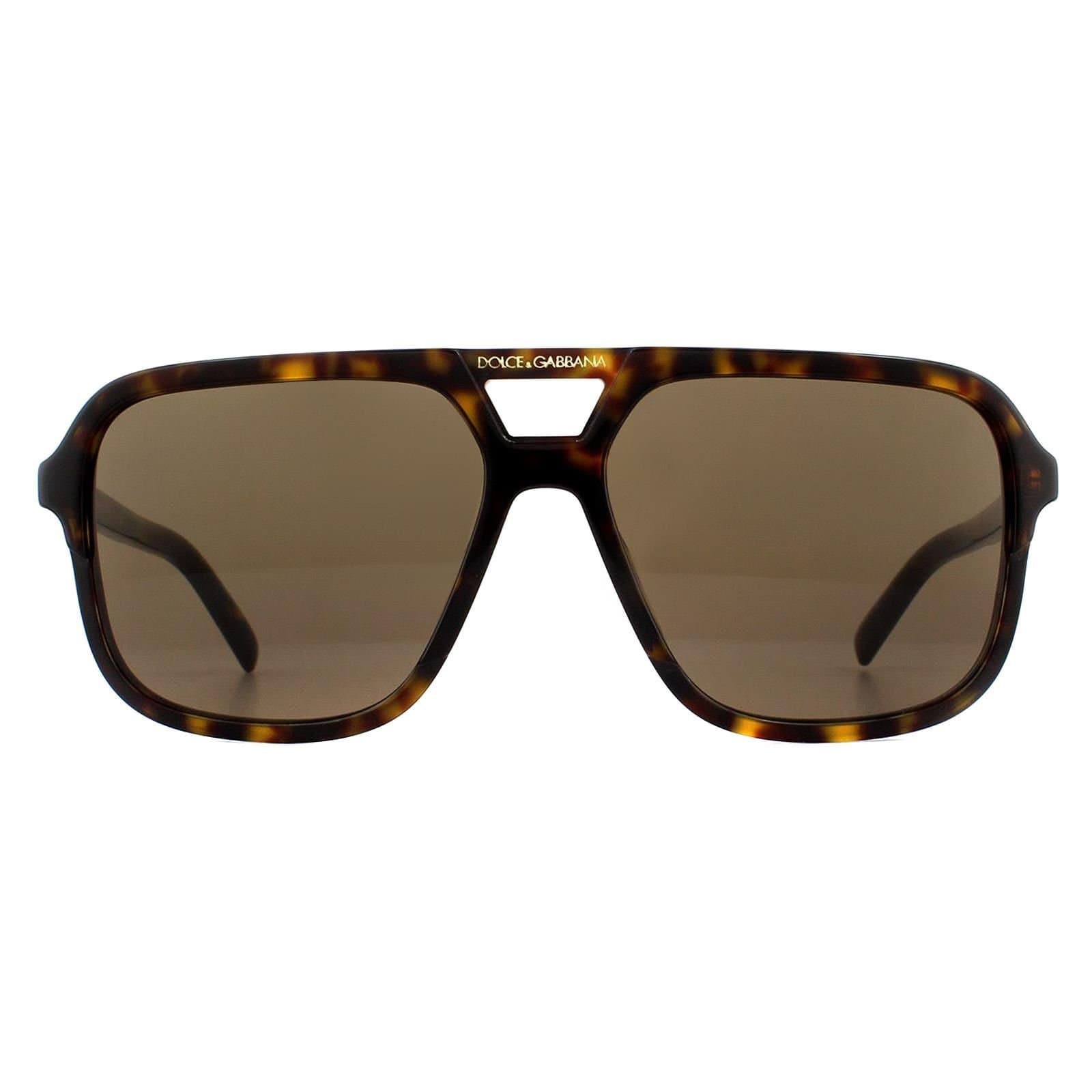 Dolce & Gabbana Dolce & Gabbana Men's Aviator Havana Brown Gradient Sunglasses