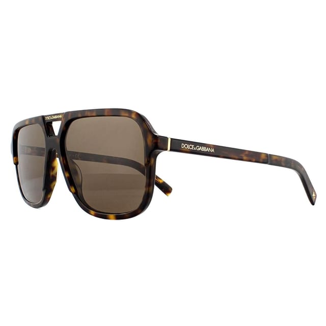 Dolce & Gabbana Dolce & Gabbana Men's Aviator Havana Brown Gradient Sunglasses - 2