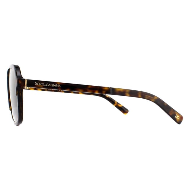 Dolce & Gabbana Dolce & Gabbana Men's Aviator Havana Brown Gradient Sunglasses - 3
