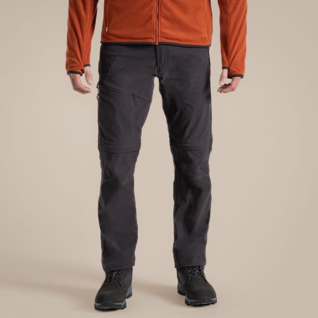 Craghoppers Craghoppers Men's NosiLife Pro Insect-Repellent Lightweight Stretch Zip-Off Trouser in Dark Grey - 3