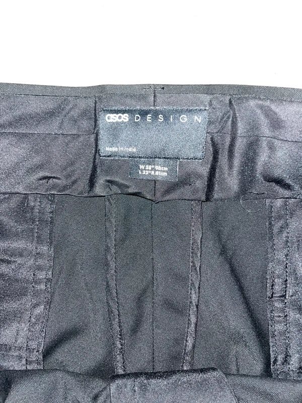 ASOS Design Black Tailored Trousers