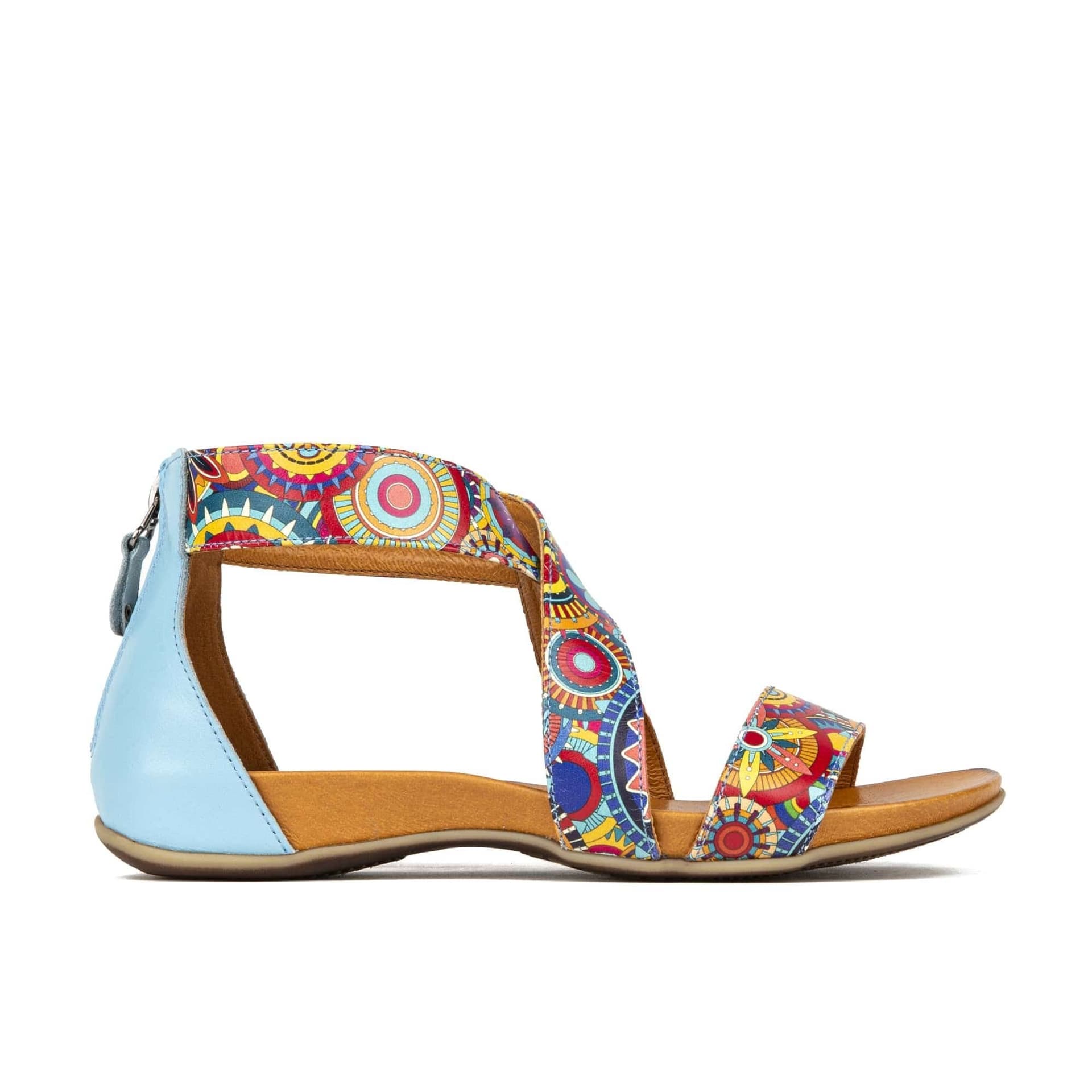 Embassy London Embassy London Blue Cross Strap Sandal