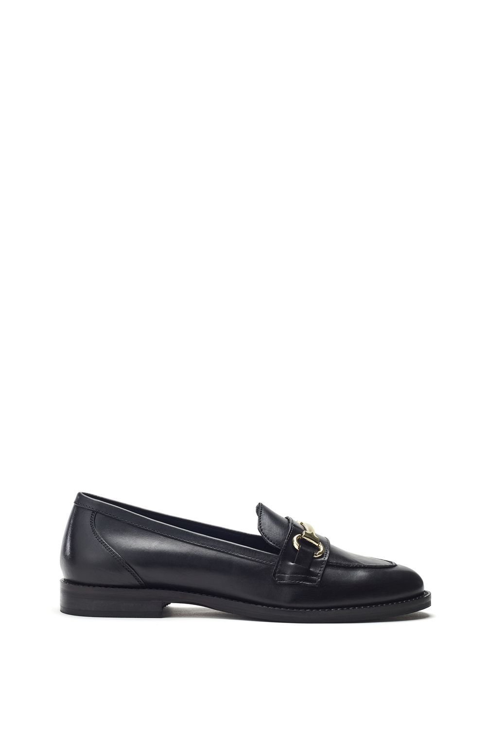 Moda In Pelle Moda In Pelle Women's 'Elarra' Leather Loafers in Black - 1