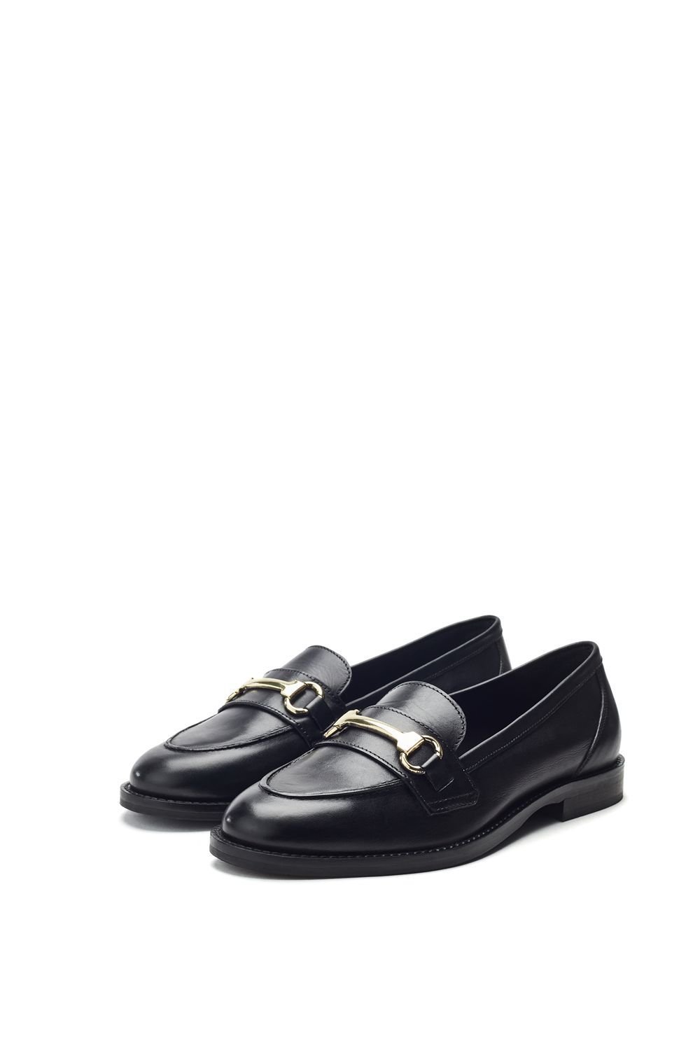 Moda In Pelle Moda In Pelle Women's 'Elarra' Leather Loafers in Black - 2