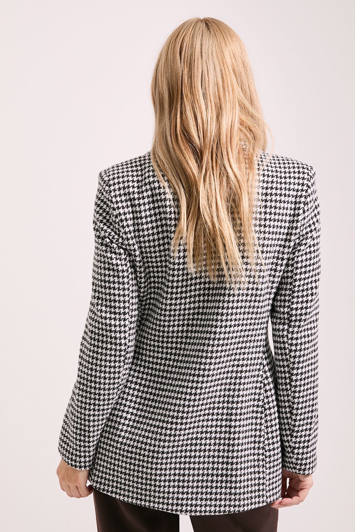 Wallis Wallis Women's Principles by Check Blazer Coat in Mono - 3