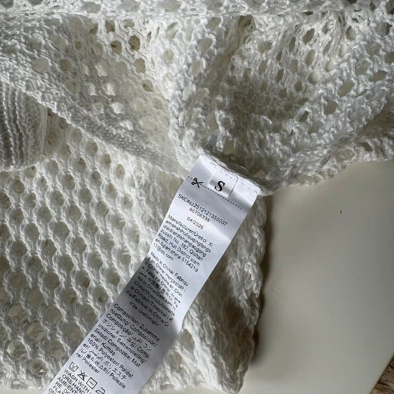 Shein Crochet cover up skirt