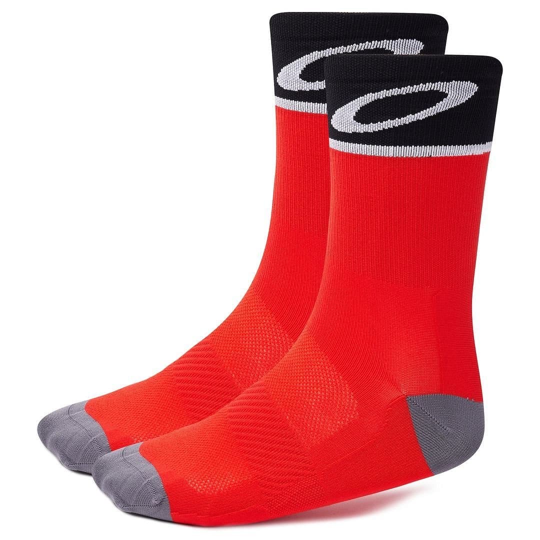 Oakley Oakley Men's Cycling Red Black Socks