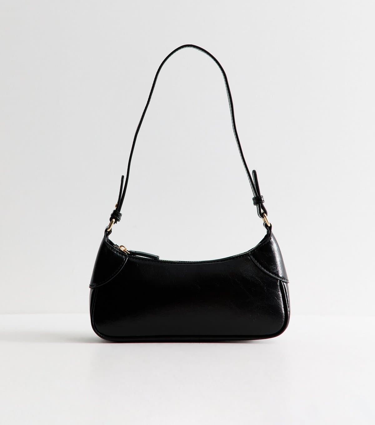 New Look Black Faux Leather Shoulder Bag New Look