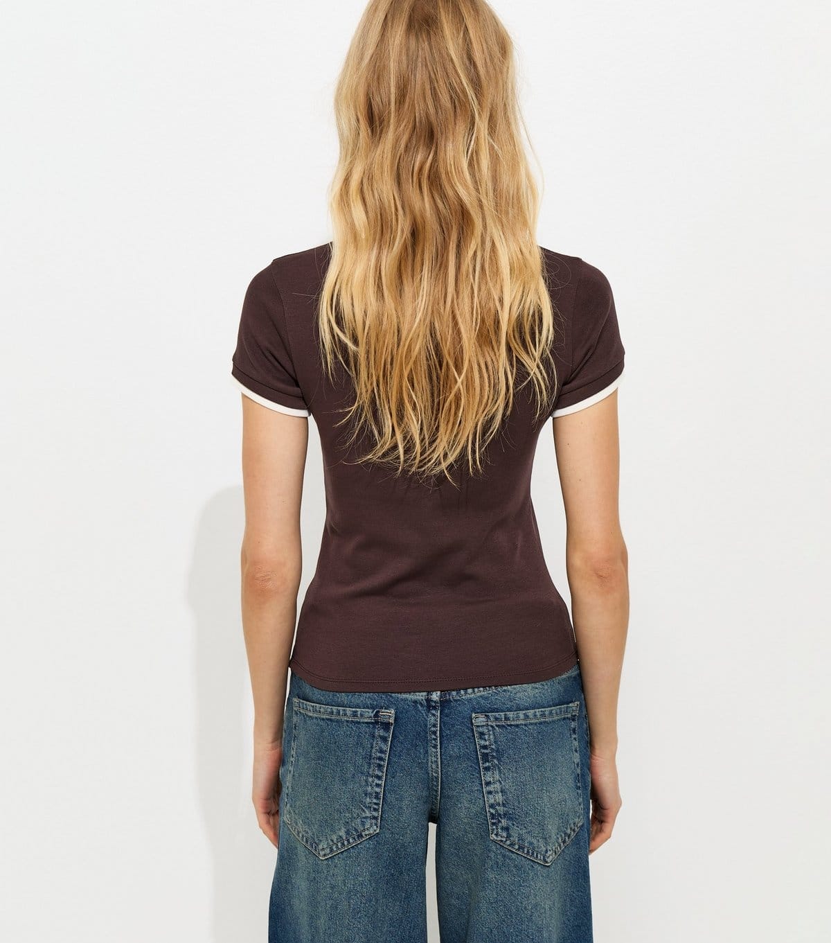 New Look Women's Brown 2-In-1 Jersey Top New Look - 4