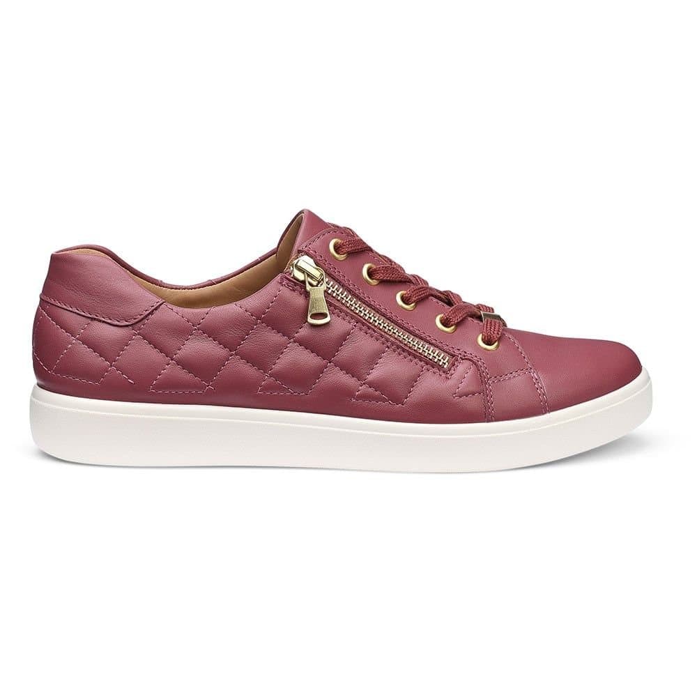 Hotter Hotter Women's 'Wonder' Quilted Trainers in Rose