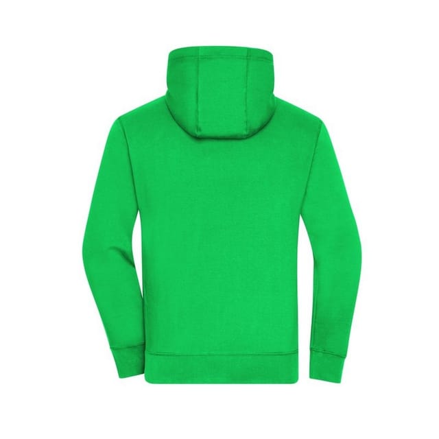 James and Nicholson James and Nicholson Men's Lifestyle Full Zip Hoodie in Green - 2