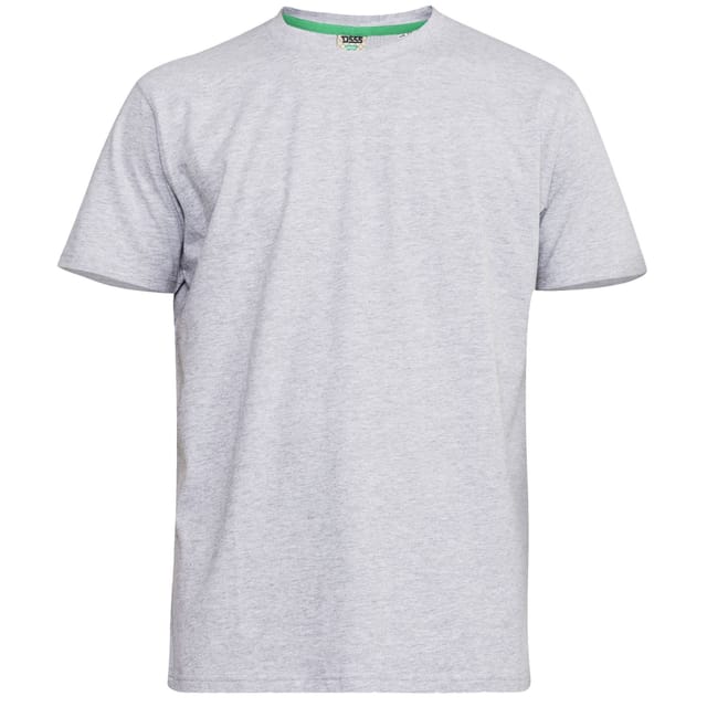 Duke Clothing Duke Clothing Men's D555 Fenton Kingsize T-Shirt Pack of 2 in Grey - 3