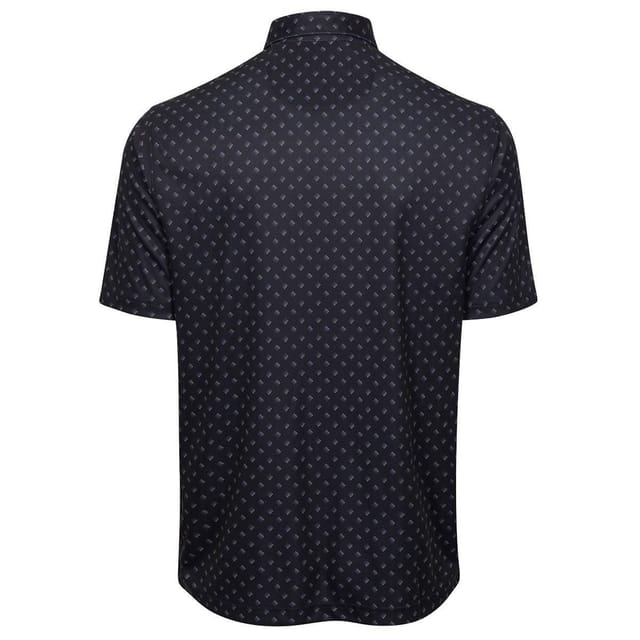 Greg Norman Greg Norman Men's ML75 Microlux Fore Golf Polo Shirt in Black - 2
