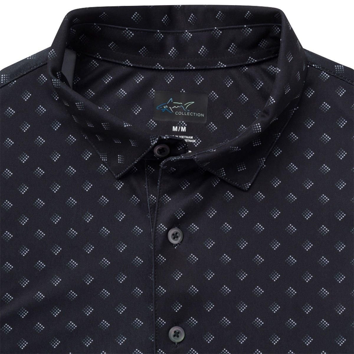 Greg Norman Greg Norman Men's ML75 Microlux Fore Golf Polo Shirt in Black - 3