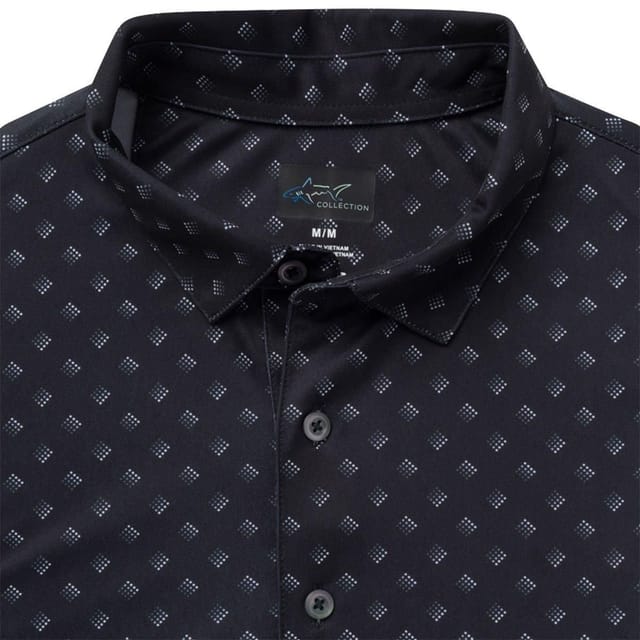 Greg Norman Greg Norman Men's ML75 Microlux Fore Golf Polo Shirt in Black - 3