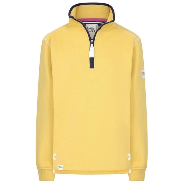 Lazy Jacks Lazy Jacks Women's Quarter Zip Sweatshirt in Lemon - 2