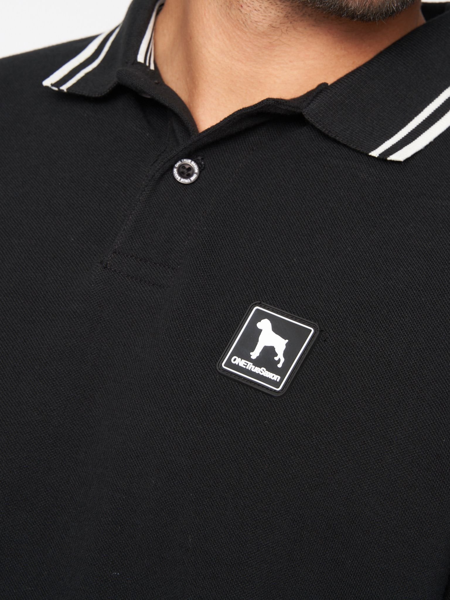 One True Saxon One True Saxon Men's Dexon Polo in Black - 2