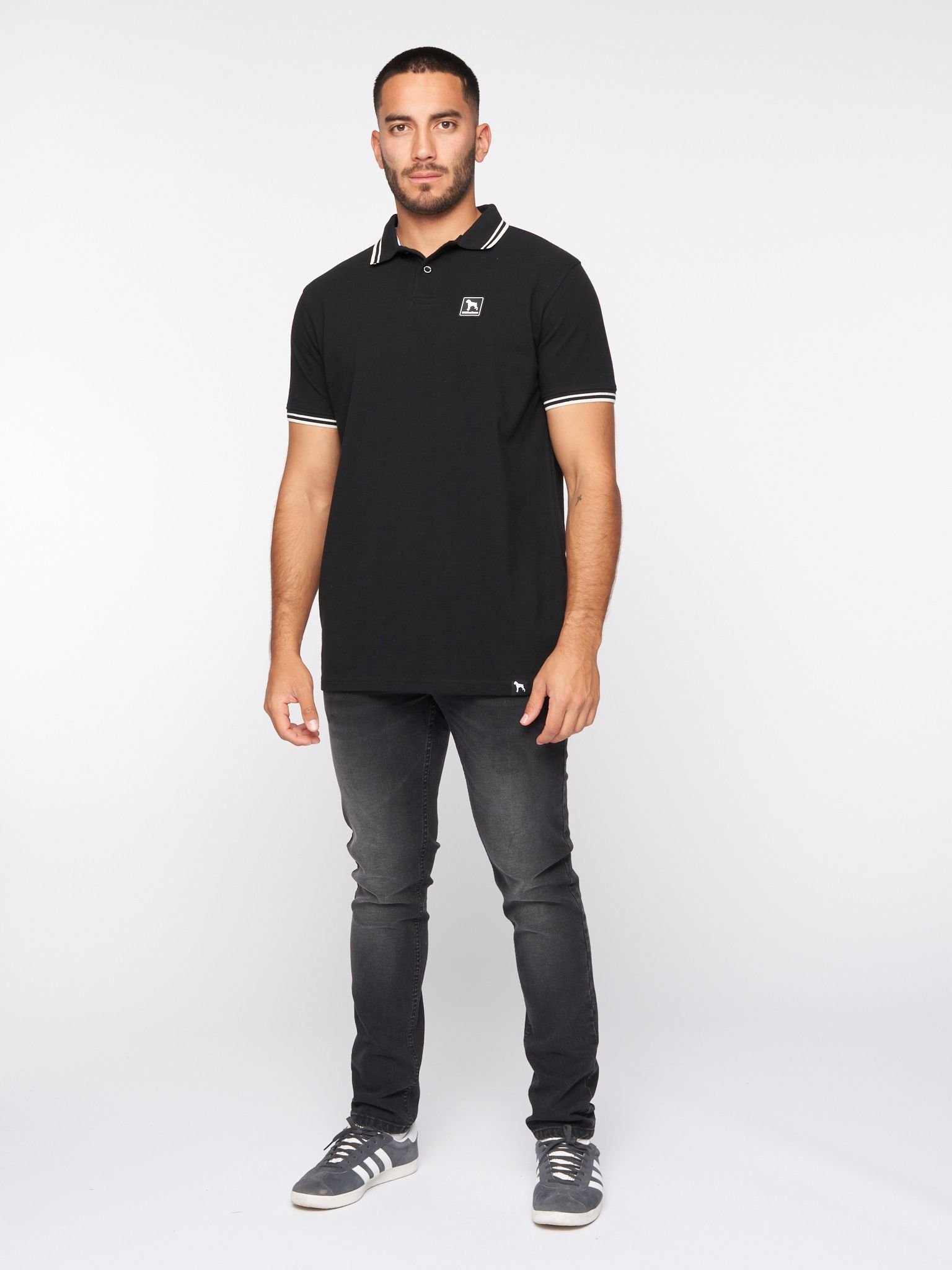 One True Saxon One True Saxon Men's Dexon Polo in Black - 3