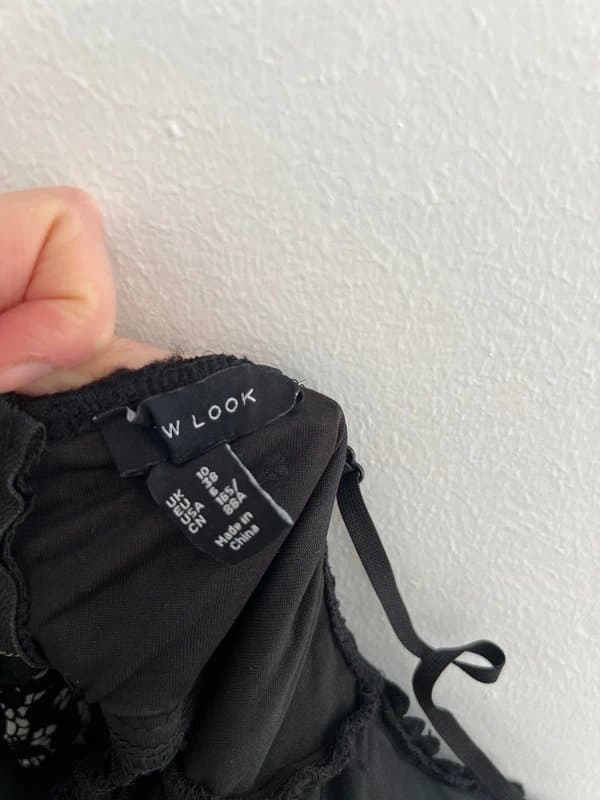 New Look New look lace peplum top