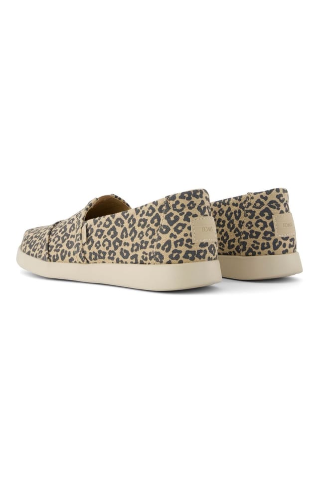 TOMS Toms Women's Alpargata Plus Espadrille Leopard Beige - 2