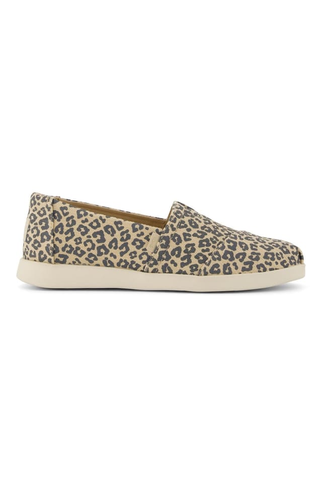 TOMS Toms Women's Alpargata Plus Espadrille Leopard Beige - 3