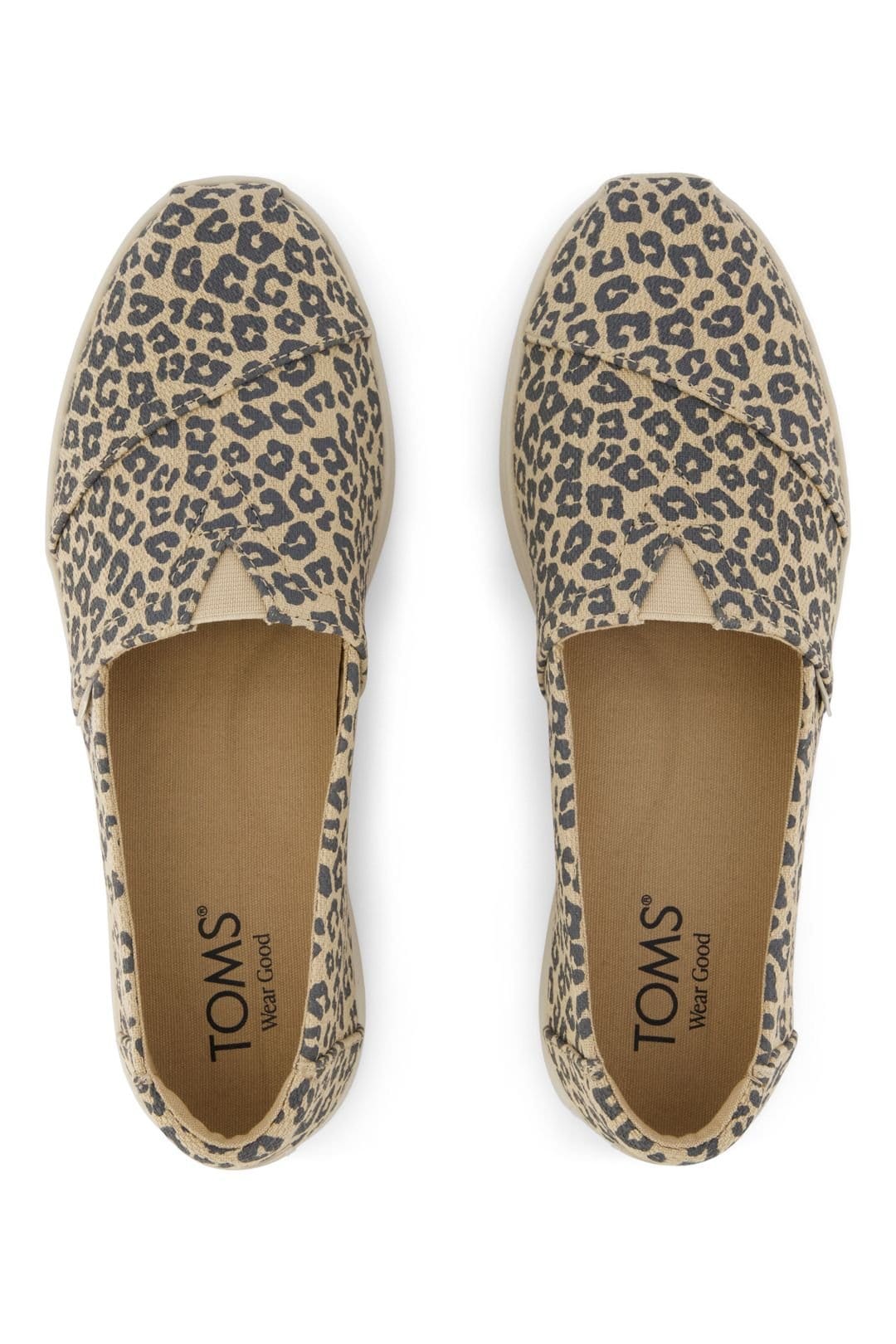 TOMS Toms Women's Alpargata Plus Espadrille Leopard Beige - 4