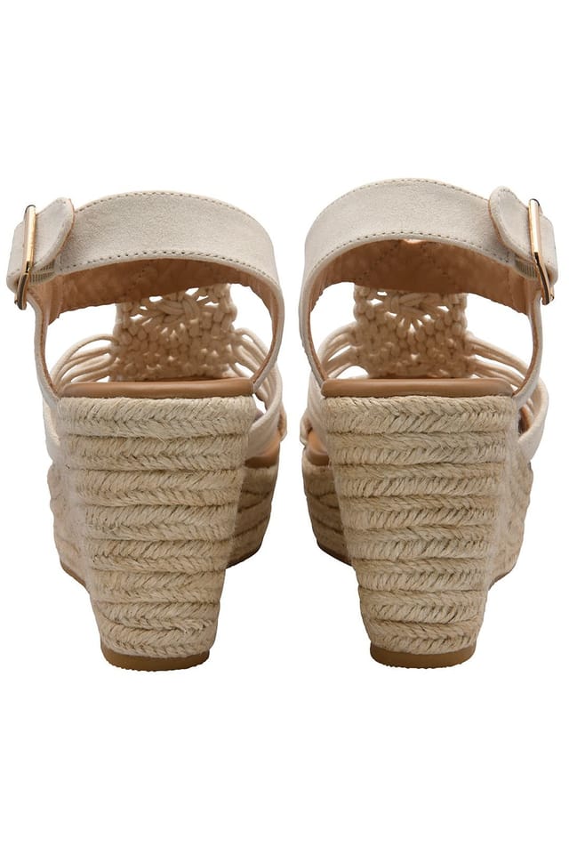 Ravel Ravel Women's 'Kennley' Espardille Wedge Sandals in Cream - 3