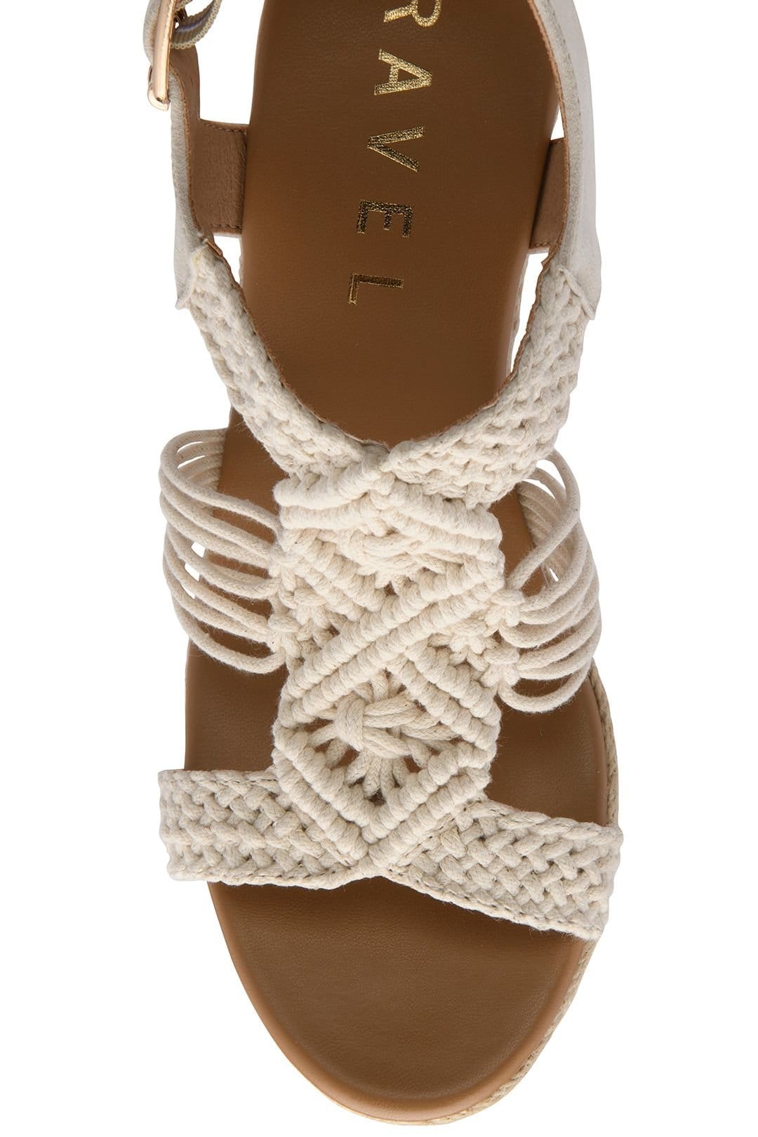 Ravel Ravel Women's 'Kennley' Espardille Wedge Sandals in Cream - 4