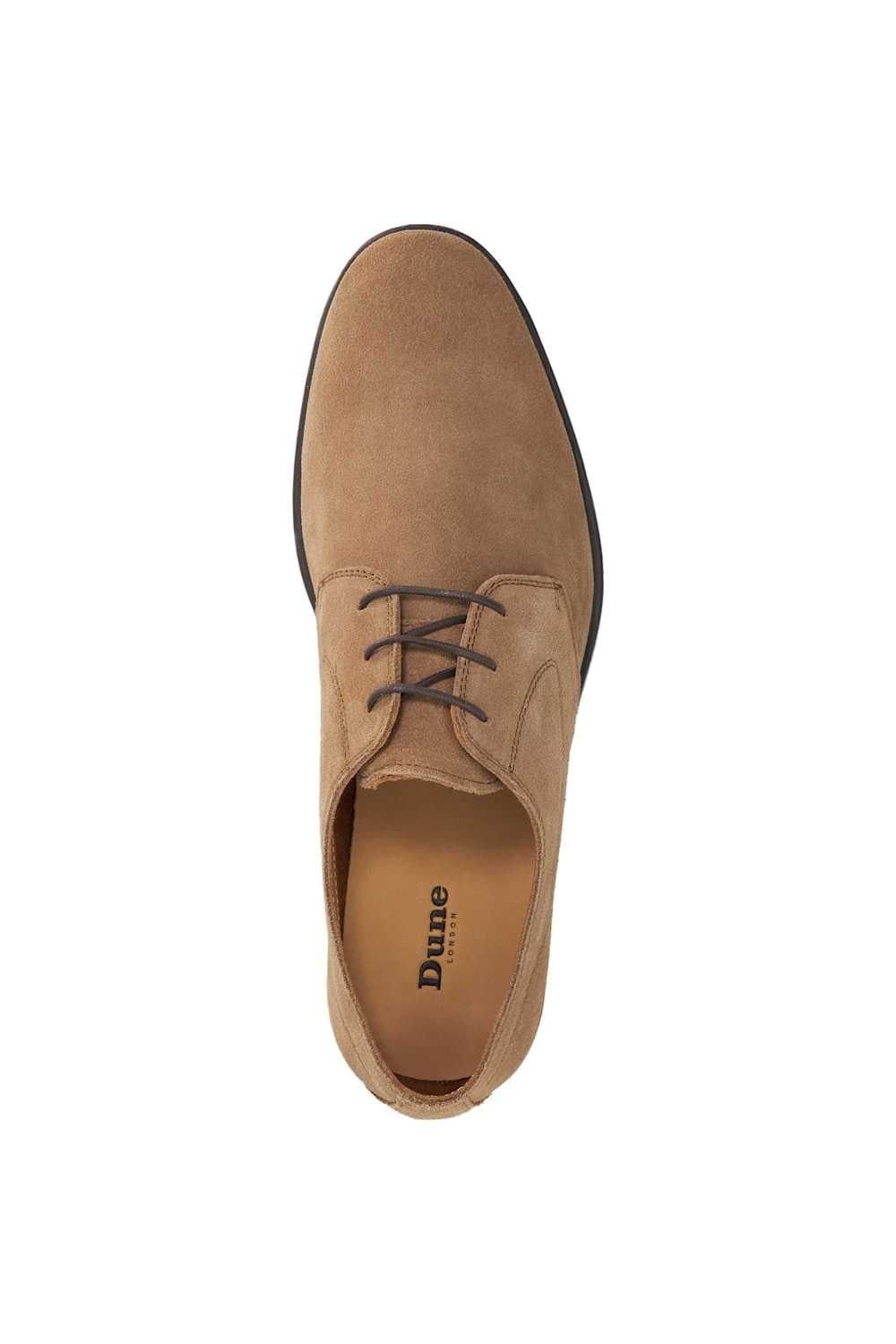 Dune London Dune London Men's 'Burtford' Suede Derbies in Natural - 4