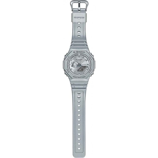 Casio Casio Men's GA-2100FF-8AER G-Shock 45mm Quartz Watch in Silver - 2