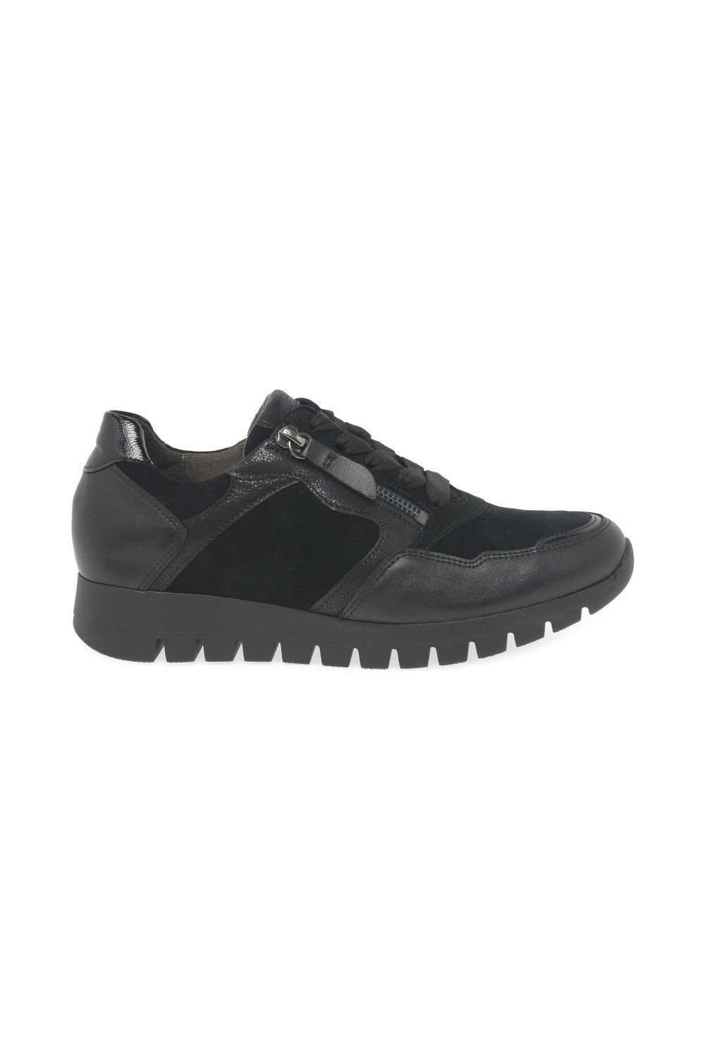 Gabor Gabor Women's 'Willet' Casual Trainers in Jet Black
