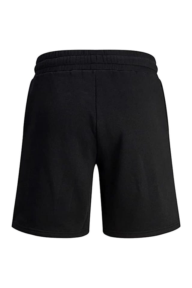 jack & jones Jack & Jones Men's Men's Black Cotton Sweat Shorts Casual Fit Soft Comfortable - 2