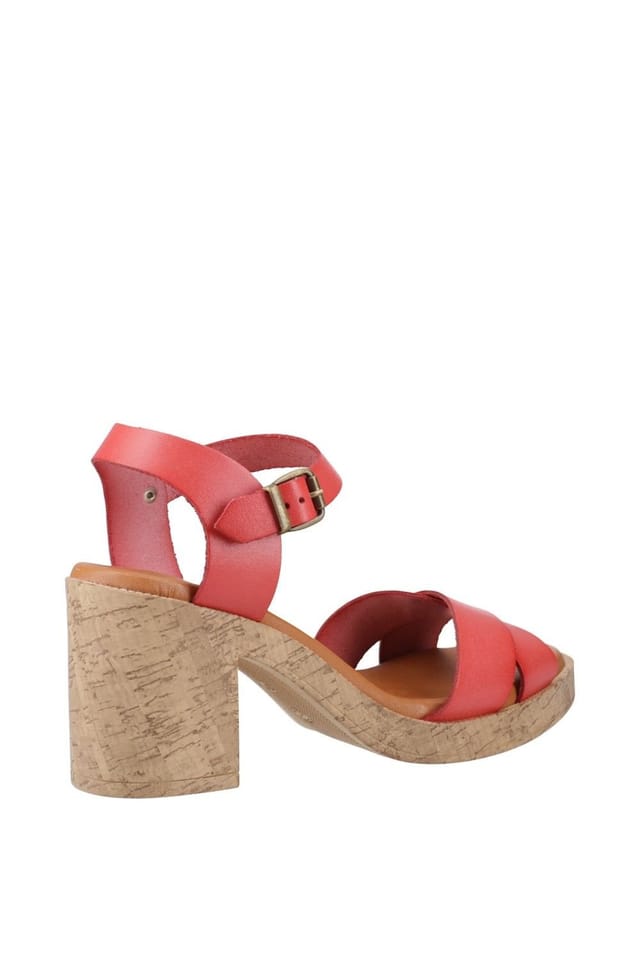 Hush Puppies Hush Puppies Women's Georgia Cork Sandal in Coral - 2