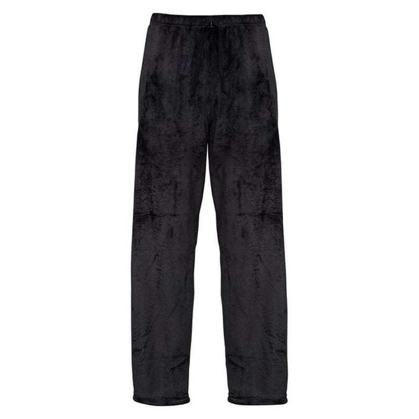Ribbon Ribbon Men's Eskimo Style Fleece Lounge Pants in Black - 1