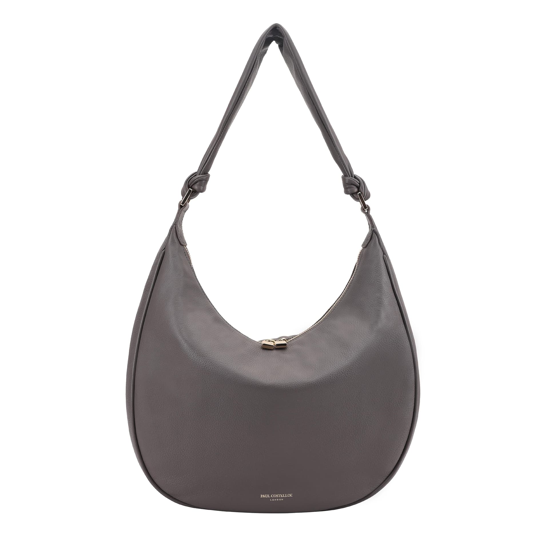 Paul Costelloe Paul Costelloe Women's Anum Leather Shoulder Bag in Grey