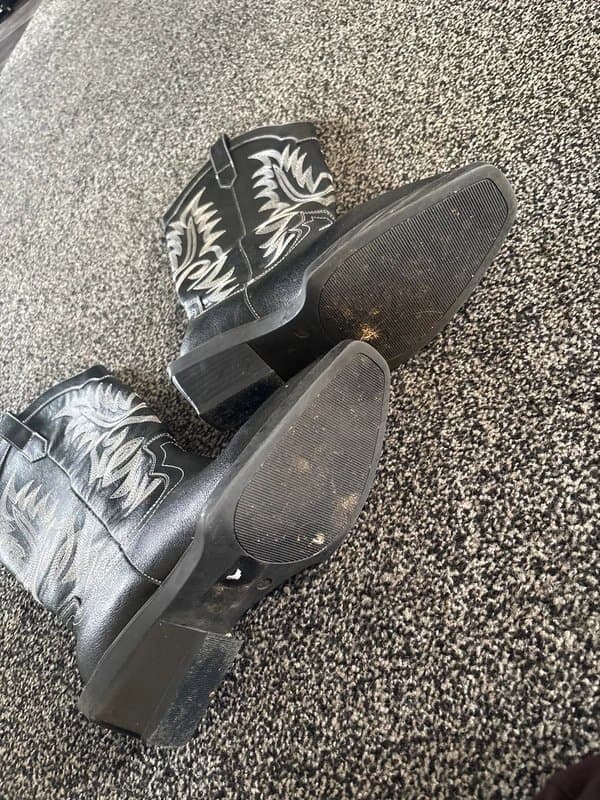 ASOS Black Cowboy Boots