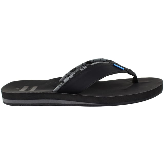 Reebok Reebok Men's Carilo Black Flip-Flops - 2
