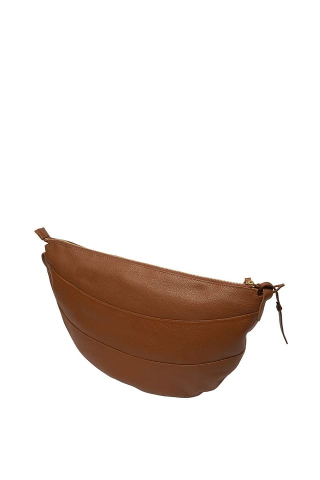 Pure Luxuries London Pure Luxuries London Women's 'Emilia' Leather Cross Body Bag in Tan - 3