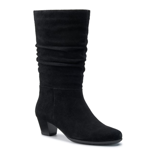 Hotter Hotter Women's 'Sloane' Calf Length Suede Boots in Black - 2