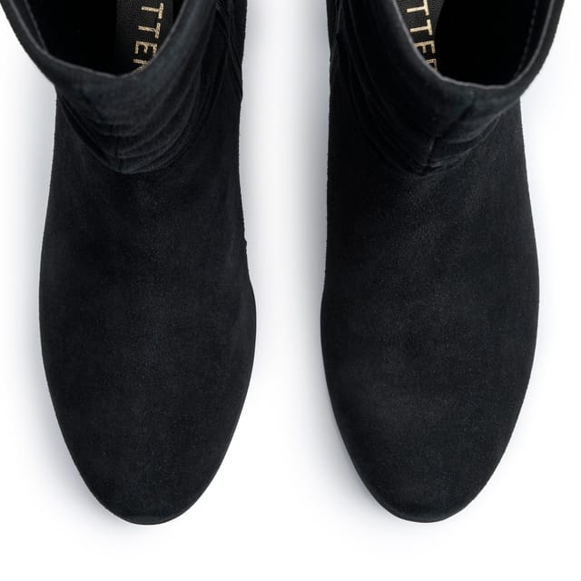 Hotter Hotter Women's 'Sloane' Calf Length Suede Boots in Black - 3