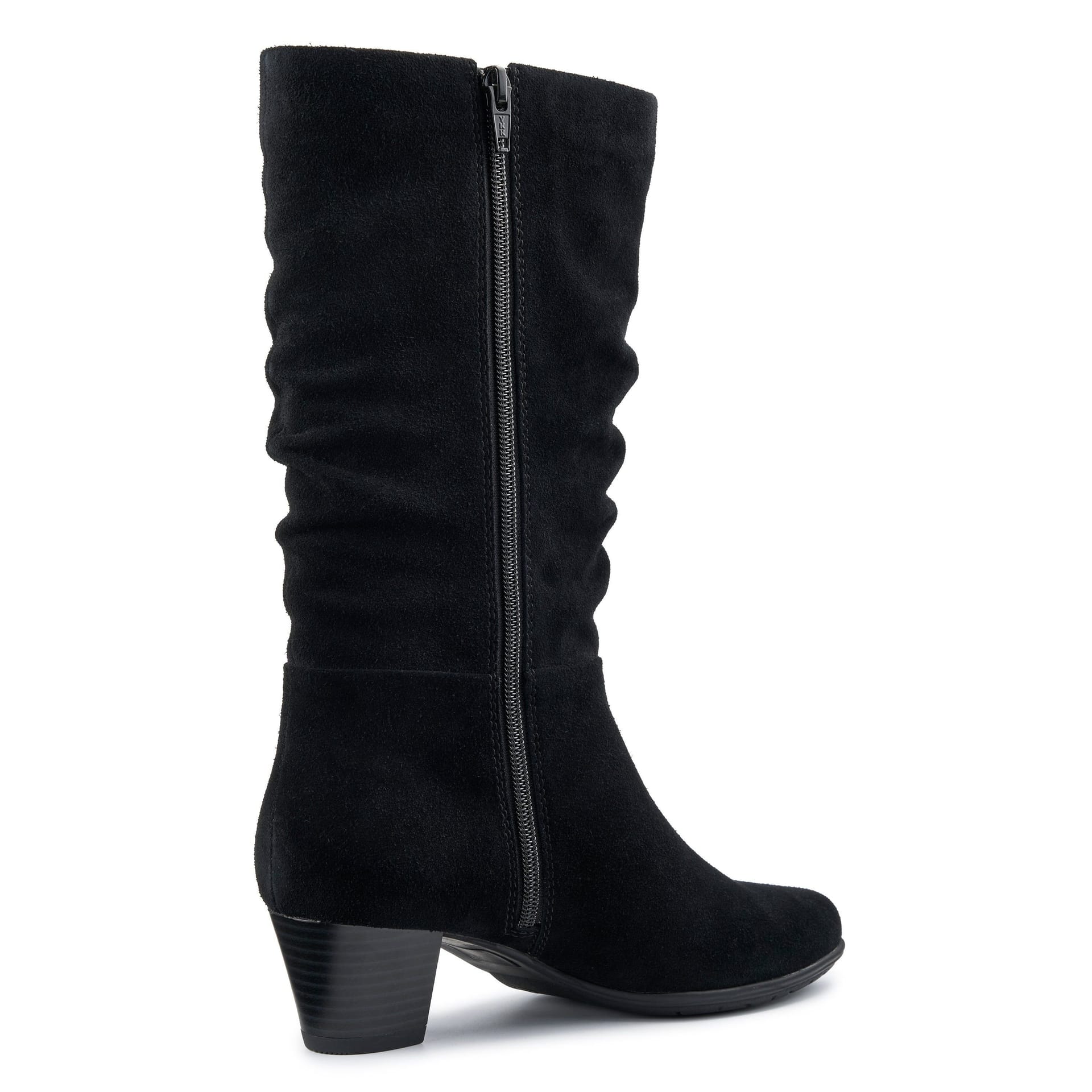 Hotter Hotter Women's 'Sloane' Calf Length Suede Boots in Black - 4