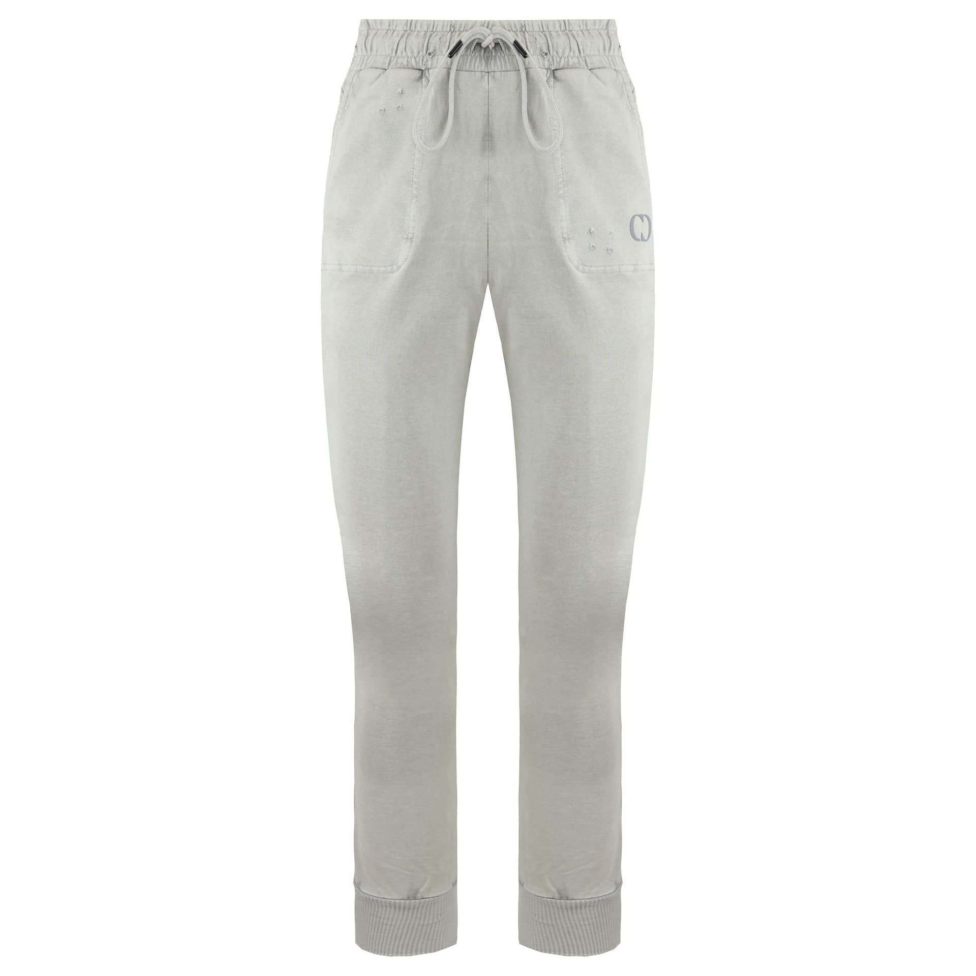 Criminal Damage Criminal Damage Men's Stretch Waist Essential Distress Grey Track Pants