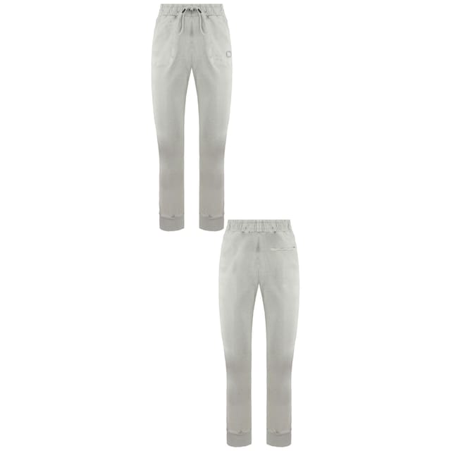 Criminal Damage Criminal Damage Men's Stretch Waist Essential Distress Grey Track Pants - 3