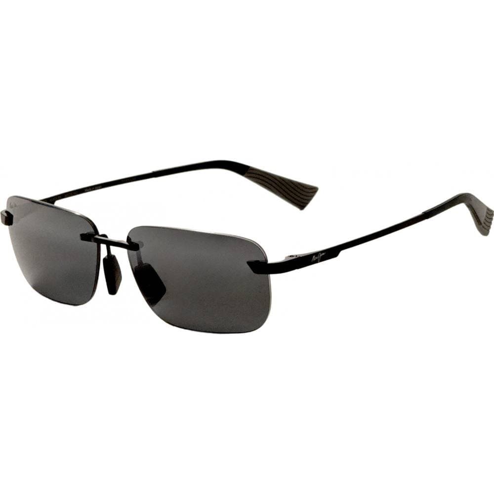 Maui Jim Maui Jim Men's 624-02 Lanakila Square/Rectangle Sunglasses in Black