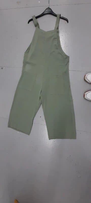 New Look New look summer womens casual jumpsuit ladies khaki pullover work crop playsuit size 12