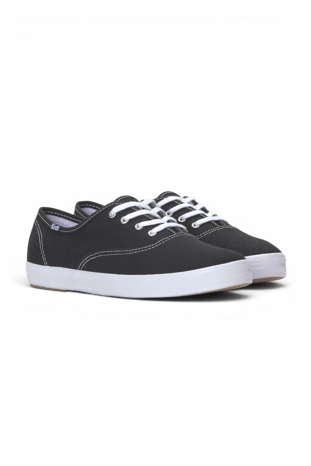 keds Keds Women's Champion Canvas Lace-Up in Black