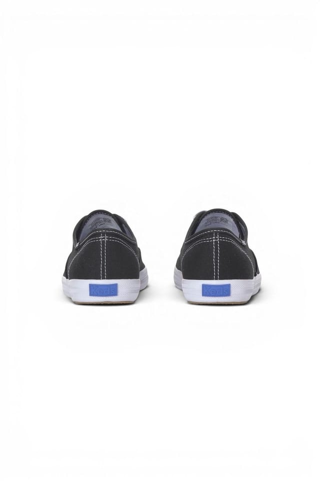 keds Keds Women's Champion Canvas Lace-Up in Black - 3